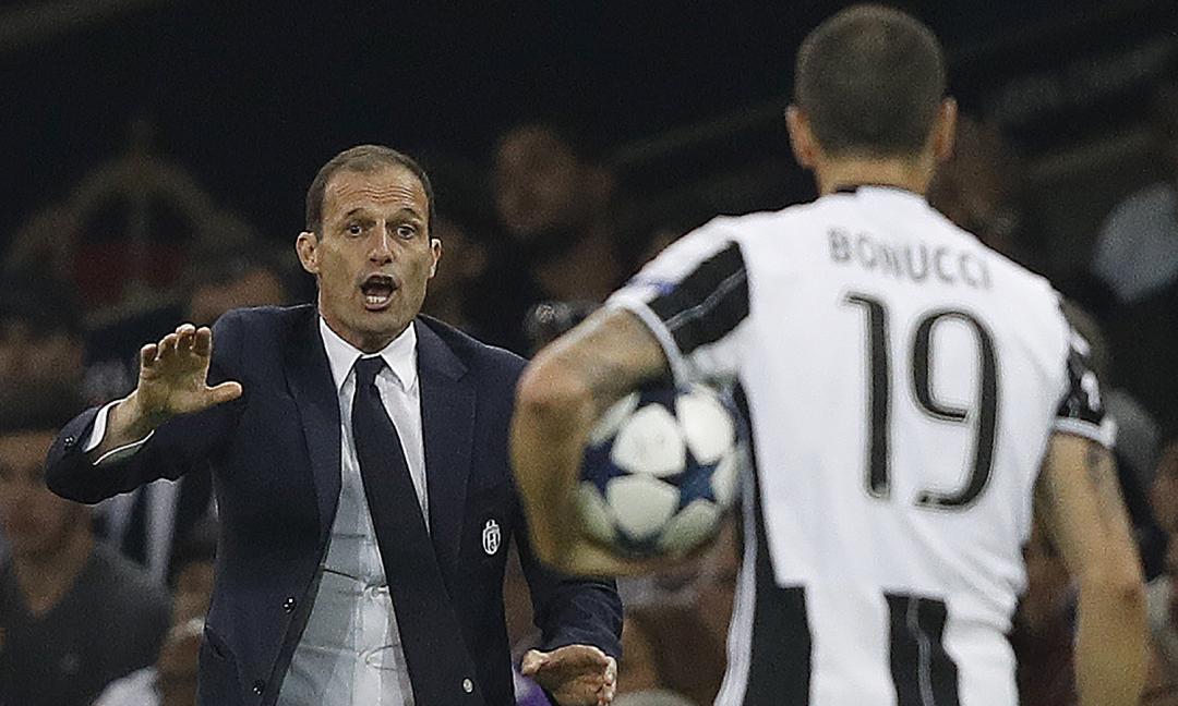 Cardiff Bonucci ad Allegri 'Leva Barzagli al 45'. Lui risponde e la Juve crolla