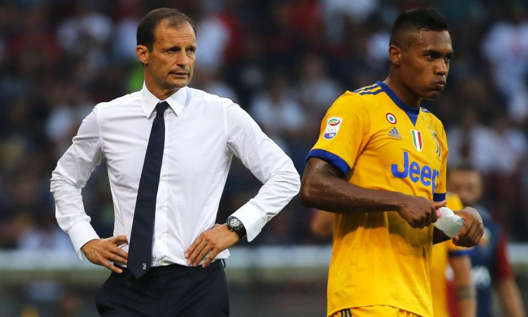 Non solo Douglas Costa: Allegri svela chi potrebbe sostituire Cuadrado