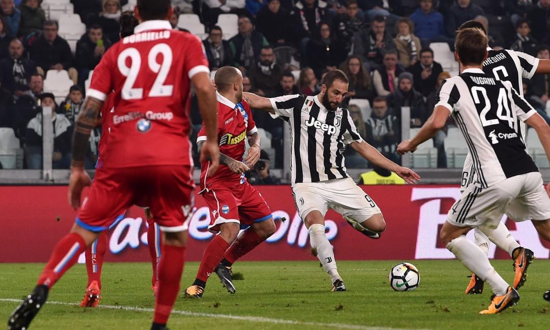 Allegri: 'Spal più importante del Real Madrid, giocano Buffon e Higuain' Allegri: 'Spal più importante del Real Madrid, giocano Buffon e Higuain'