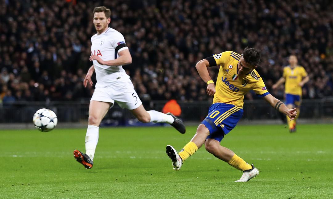Tottenham-Juve, le formazioni ufficiali: Allegri sceglie il 4-4-1-1