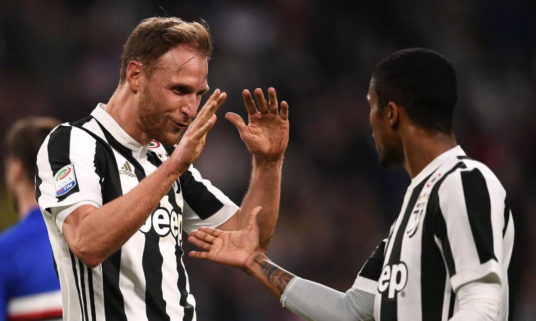 Juve-Samp 3-0, pagelle: Douglas spacca la partita, prima gioia per Howedes