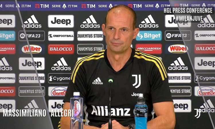 Milan Juve Allegri In Conferenza Stampa Video Ilbianconero