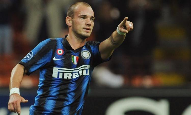 Inter-Juventus, Sneijder: 'Spero festeggino i nerazzurri'