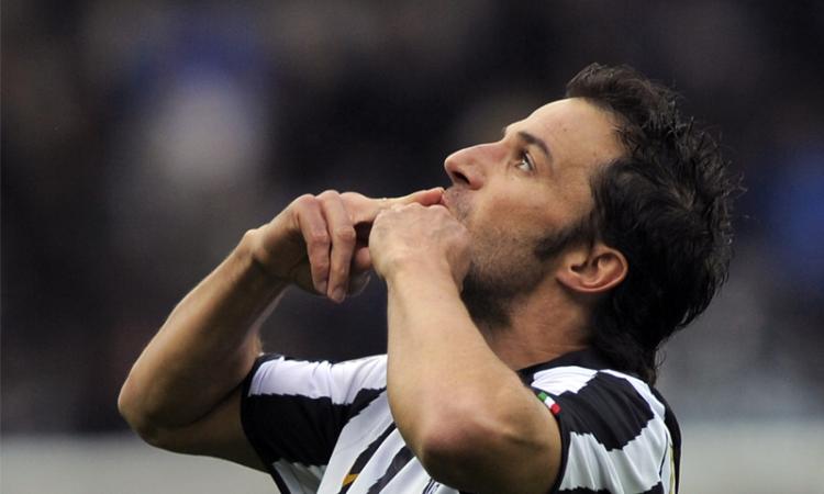 Del Piero: 'Per me la Juve è un amore che non finisce mai'