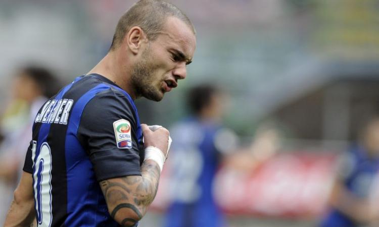 Sneijder punzecchia la Juventus: 'Ronaldo? Non basta per la Champions'