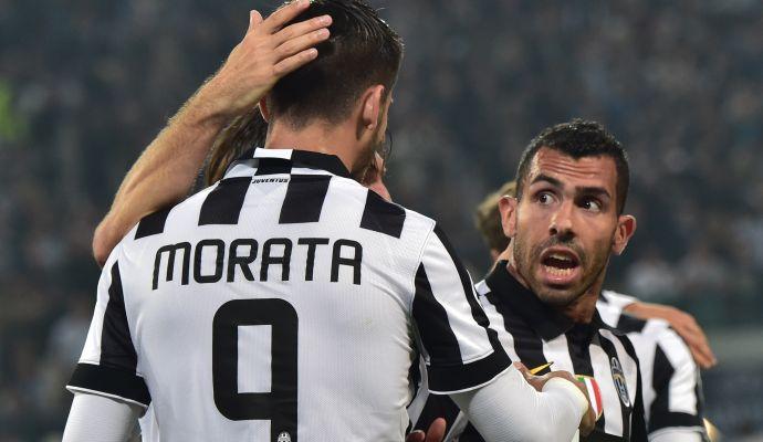 9 novembre: Tevez-Morata da impazzire, la Juve ne fa 7 al Parma!