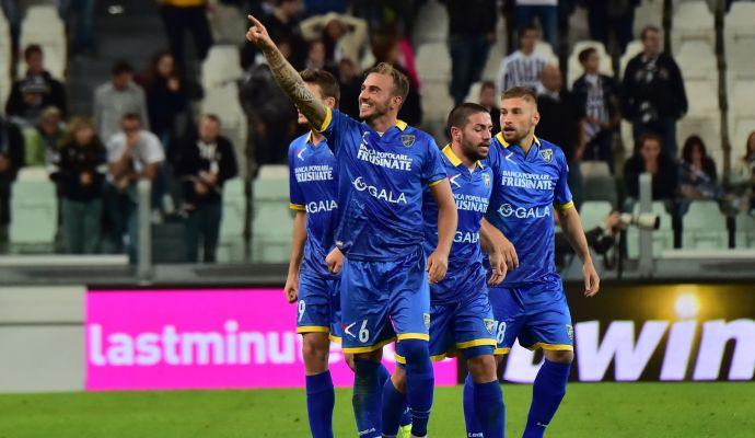 Frosinone, un solo tiro nello specchio contro la Juve: il dato è clamoroso