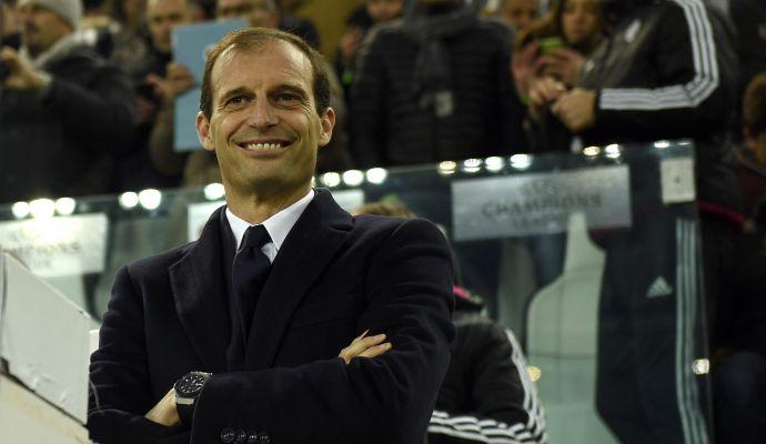 Allegri: 'Non siamo preoccupati. Ho il dubbio terzino. Mandzukic? Gioca'