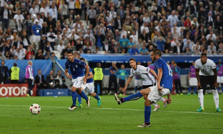 L'ultimo gol dell'Italia in un Europeo? L'ha segnato Bonucci