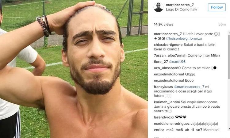 Caceres, tutto fatto con il Southampton: c'è anche l'indizio social...