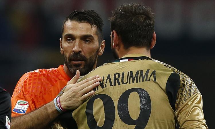 Ex Juve, Buffon commenta il premio a Donnarumma come miglior portiere FOTO