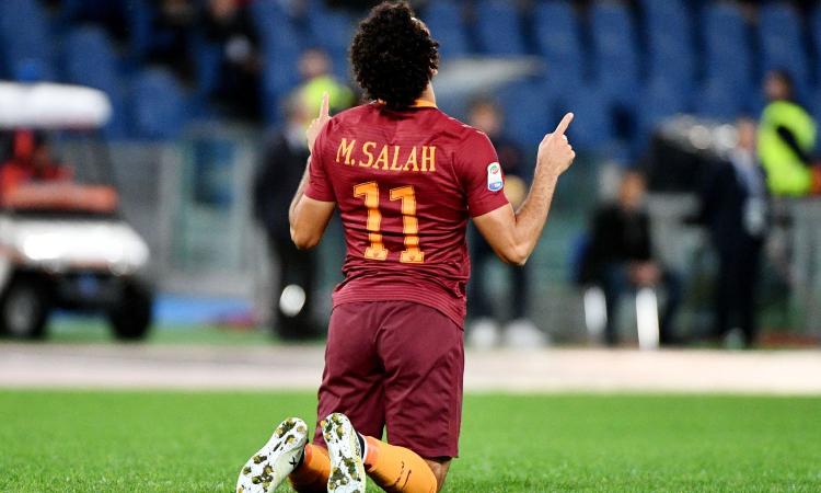 Juve-Roma, Salah prova il recupero lampo