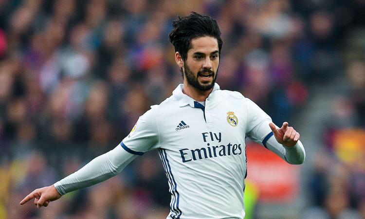 Isco in gol, il Real Madrid pareggia. La Juve osserva