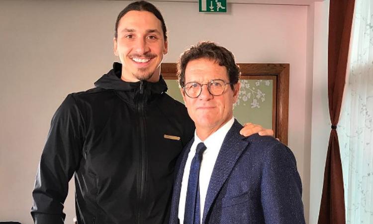 Capello segue Ibrahimovic: 'Calciopoli? Nessun aiuto. Gli scudetti sono 38'