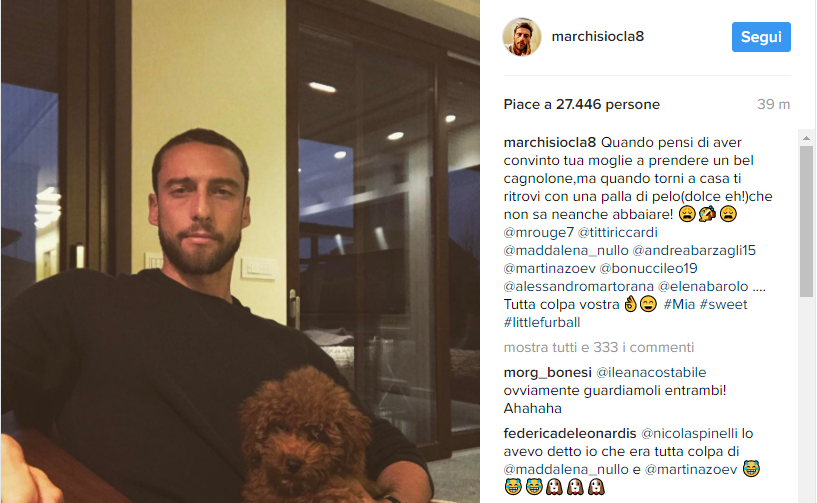 Marchisio non gradisce un nuovo arrivo, colpa di Bonucci e Barzagli