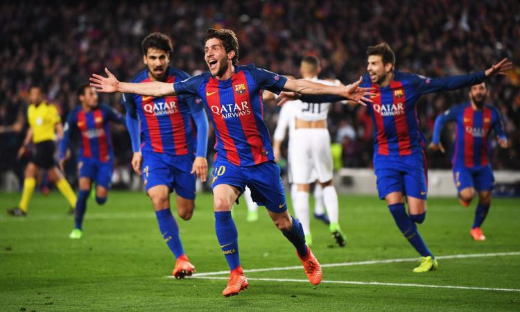 Sergi Roberto boccia Allegri: ‘Ecco chi dovrebbe allenare il Barcellona'