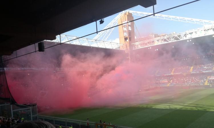Aggressione in Genoa-Juve: 7 daspo