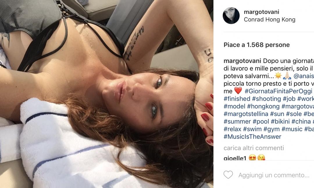 Juve, la bellissima Margot in body painting per te! Le sexy FOTO