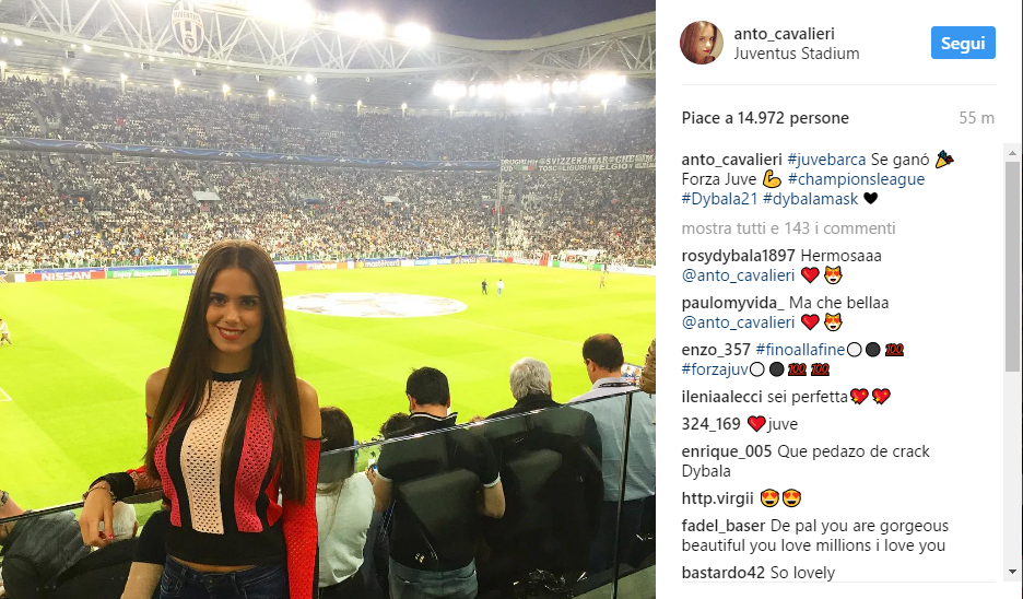 Dybala brilla di fronte al Barcellona e alla sua Antonella GALLERY