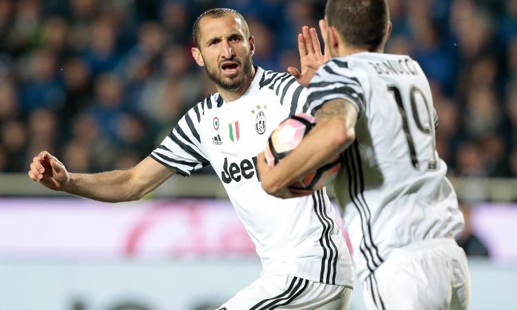 Chiellini cambia foto profilo: attacco a Bonucci