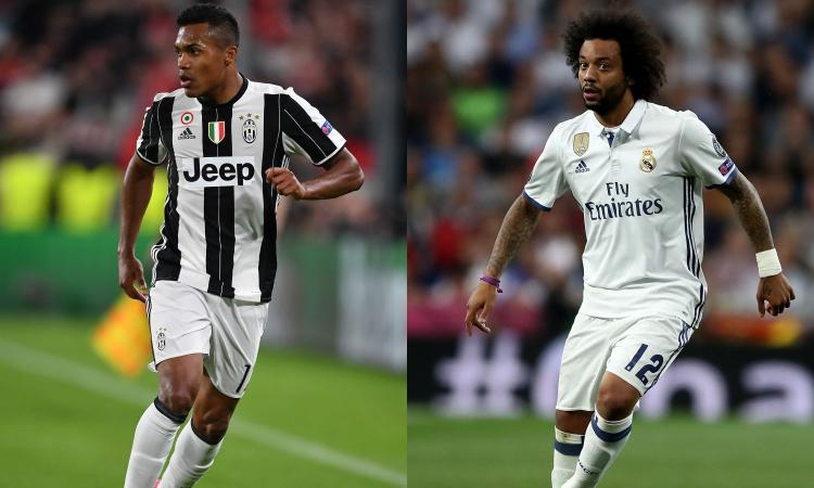 Alex Sandro-Marcelo, Juve e Real pensano allo scambio