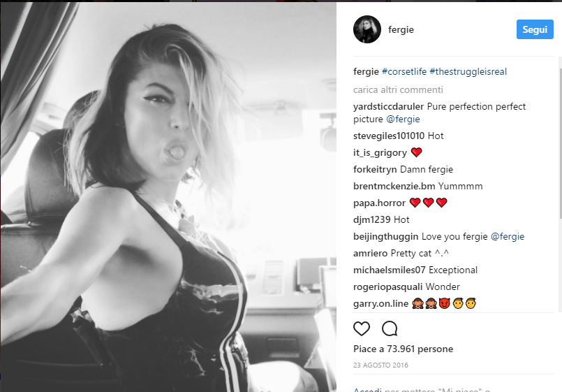Il leader dei Black Eyed Peas conferma: 'Niente Juve per Fergie, non tornerà'