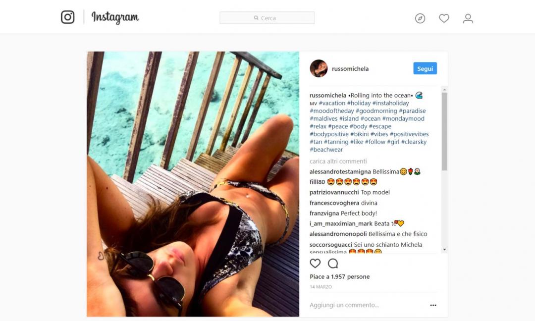 Michela Russo fa impazzire Sportitalia: foto da urlo per la sexy conduttrice