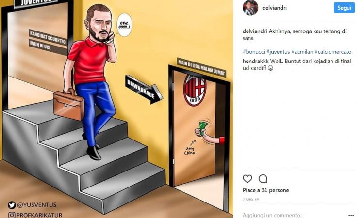 Bonucci, rabbia Juve: i 'meme' più riusciti sui social GALLERY