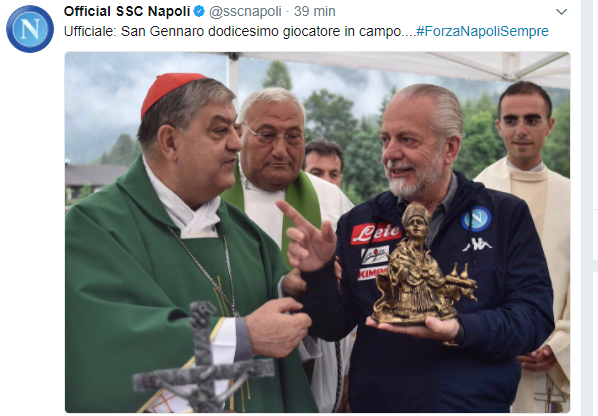 Il Napoli le prova tutte: ufficiale San Gennaro! Gli serve il miracolo
