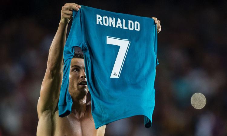 Real Madrid, la numero 7 di Ronaldo cambia proprietario