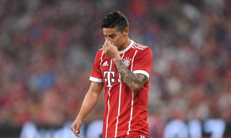 Bayern: rissa sfiorata tra James Rodriguez e Rudy FOTO