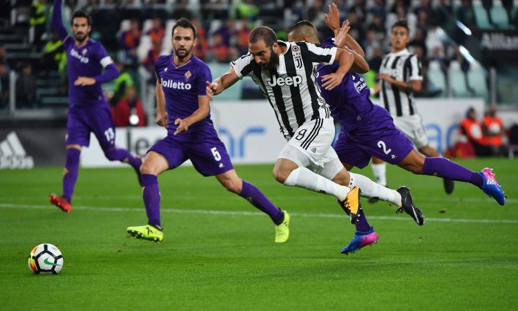 Juve-Fiorentina, le pagelle: Higuain in affanno, brilla Bentancur