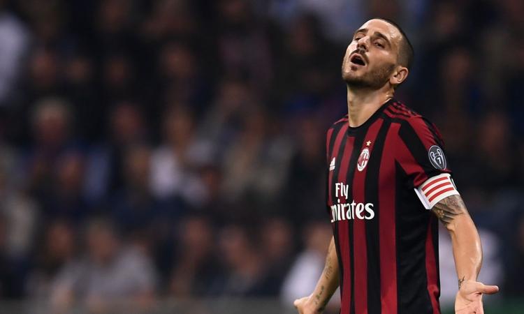 Bonucci profeta: 'Milan, quattro anni per la Champions'. E il web-Juve lo condanna