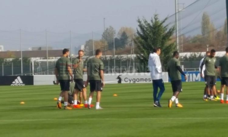 Verso Sporting-Juve: via all'allenamento, c'è Howedes FOTO e VIDEO