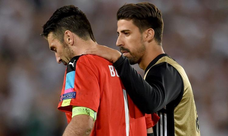 Khedira, gli auguri a Buffon: 'Un vero capo, resta sempre come sei' FOTO