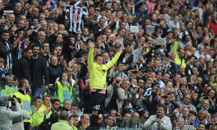 La partita: Juve-Atalanta, è il 2012. Del Piero saluta tifosi e Signora