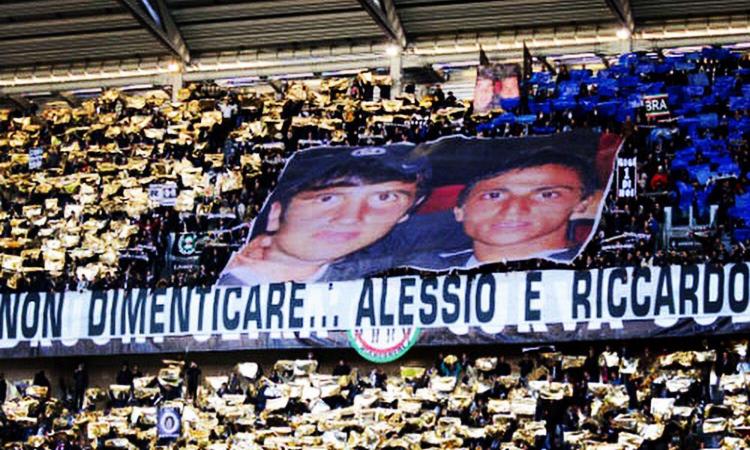La Juventus ricorda Alessio e Riccardo: 'Sempre con noi'