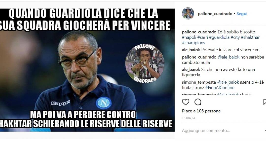 Ancora Juve vs. Napoli sui social: gli sfottò dopo la ...