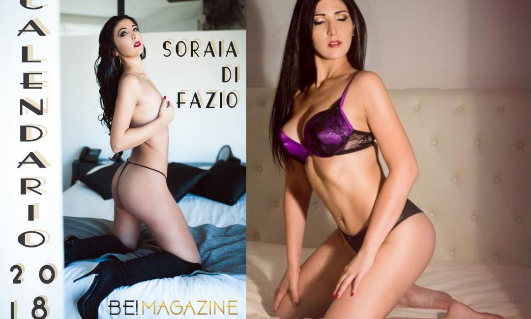 La sexy bianconera Soraia di Fazio nel calendario 2018 di Be! Magazine FOTO