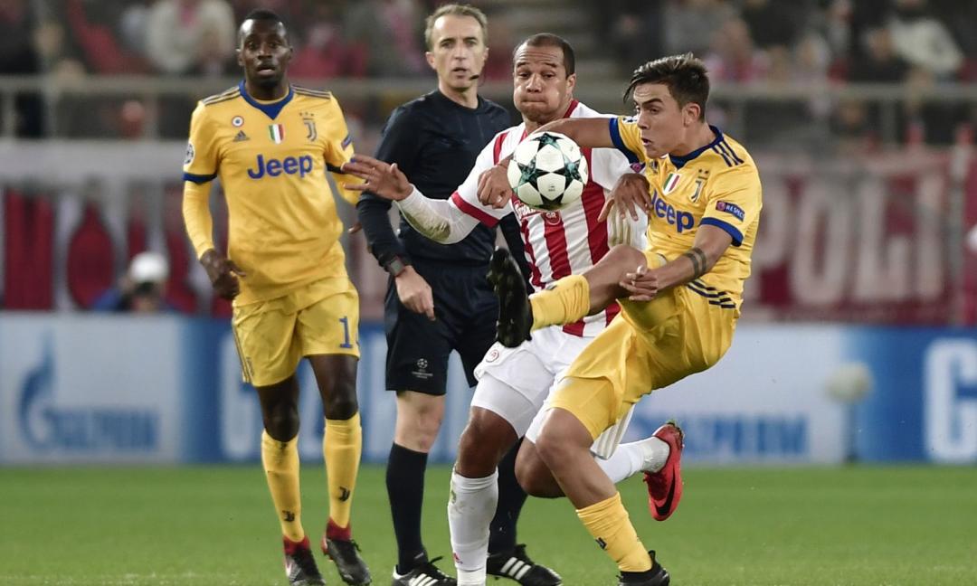 Olympiacos-Juve, le pagelle dei quotidiani: super Szczesny, male Dybala