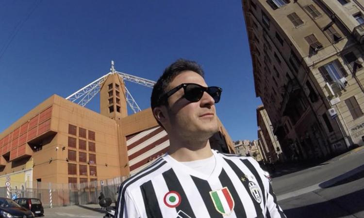 Carolei, juventino tra i tifosi di Inter e Fiorentina: guarda che succede VIDEO