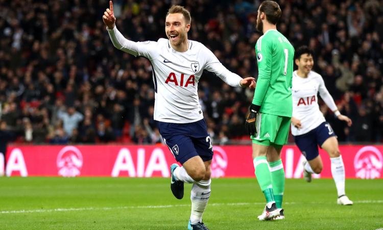 Eriksen 'alla Pirlo': la Juve è alla finestra