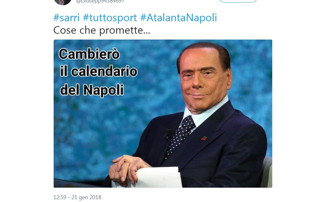 Calendario pro-Juve? L'ironia di Twitter non perdona Sarri GALLERY