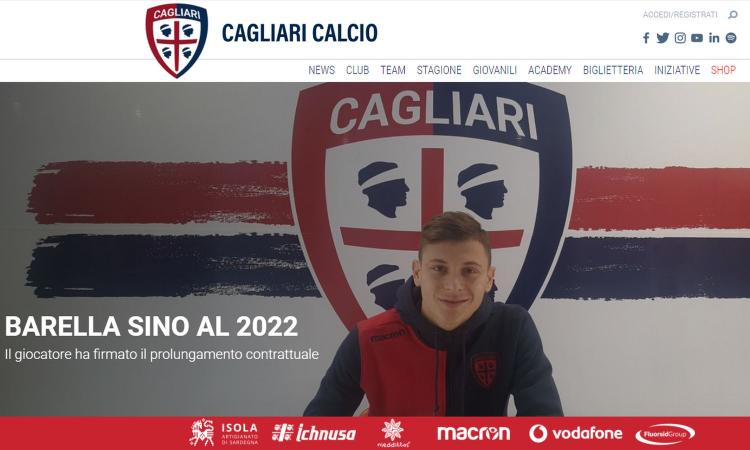 Cagliari, UFFICIALE: rinnova Barella! E la Juve...