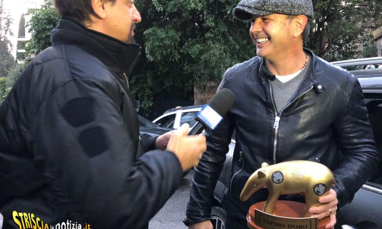 Mihajlovic riceve il Tapiro d'Oro: 'Farò pugilato'