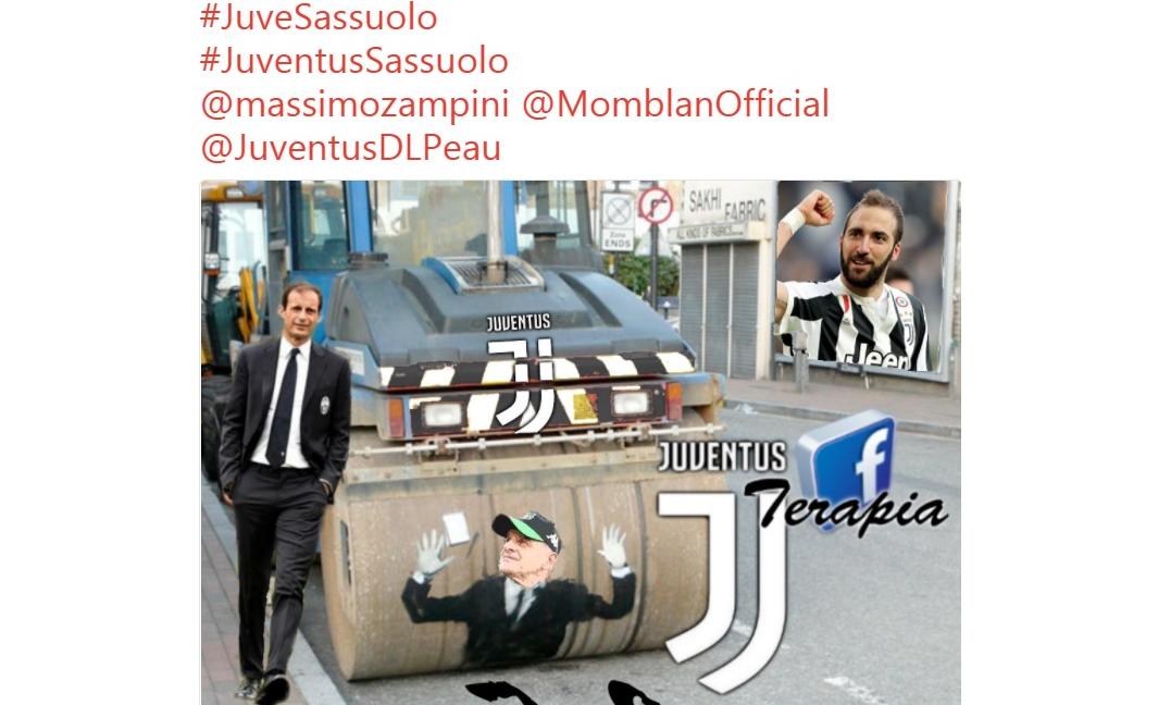 Juve 'schiaccia-Sassuolo': la gioia dei tifosi sui social network GALLERY