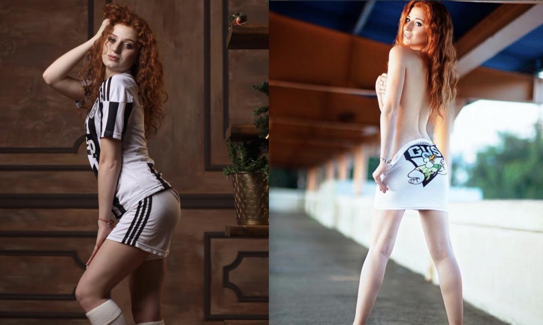 Svetlana, la sexy modella russa posa con la maglia della Juve! FOTO