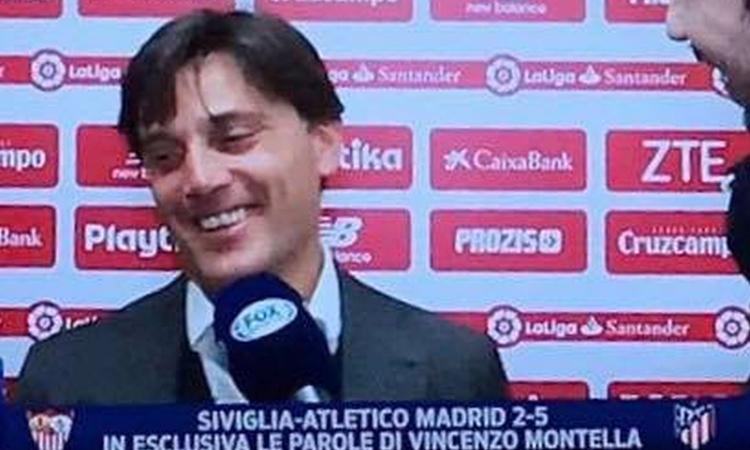 Montella: 'Scudetto? Tifo Napoli, ma per logica vincerà la Juve'. Poi attacca il Milan