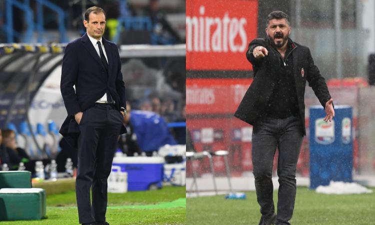 Post Supercoppa: Allegri loda CR7, Gattuso e Romagnoli contro Banti