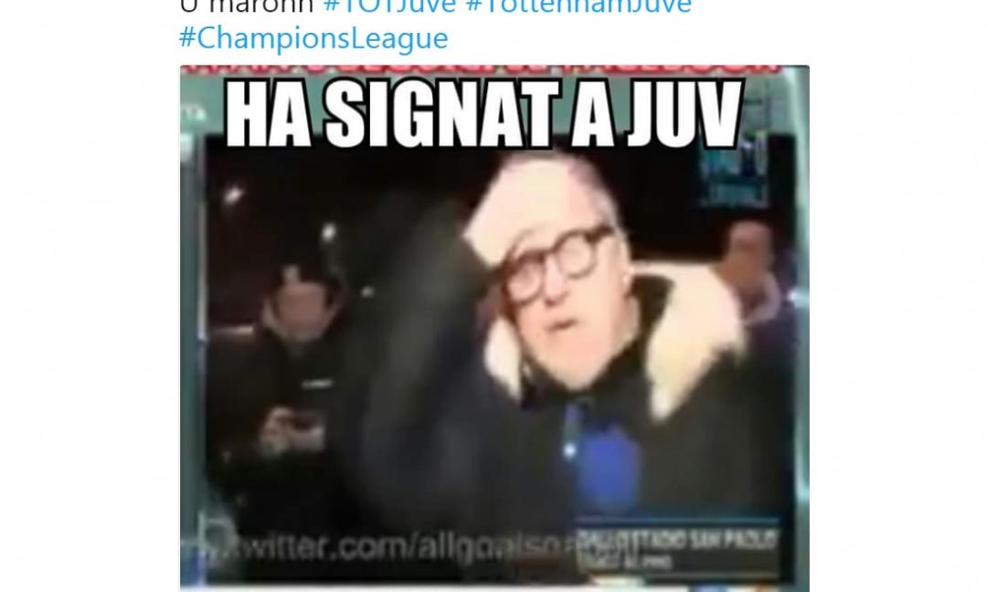 Tottenham-Juve, che goduria! Ecco i migliori 'meme' sui social GALLERY